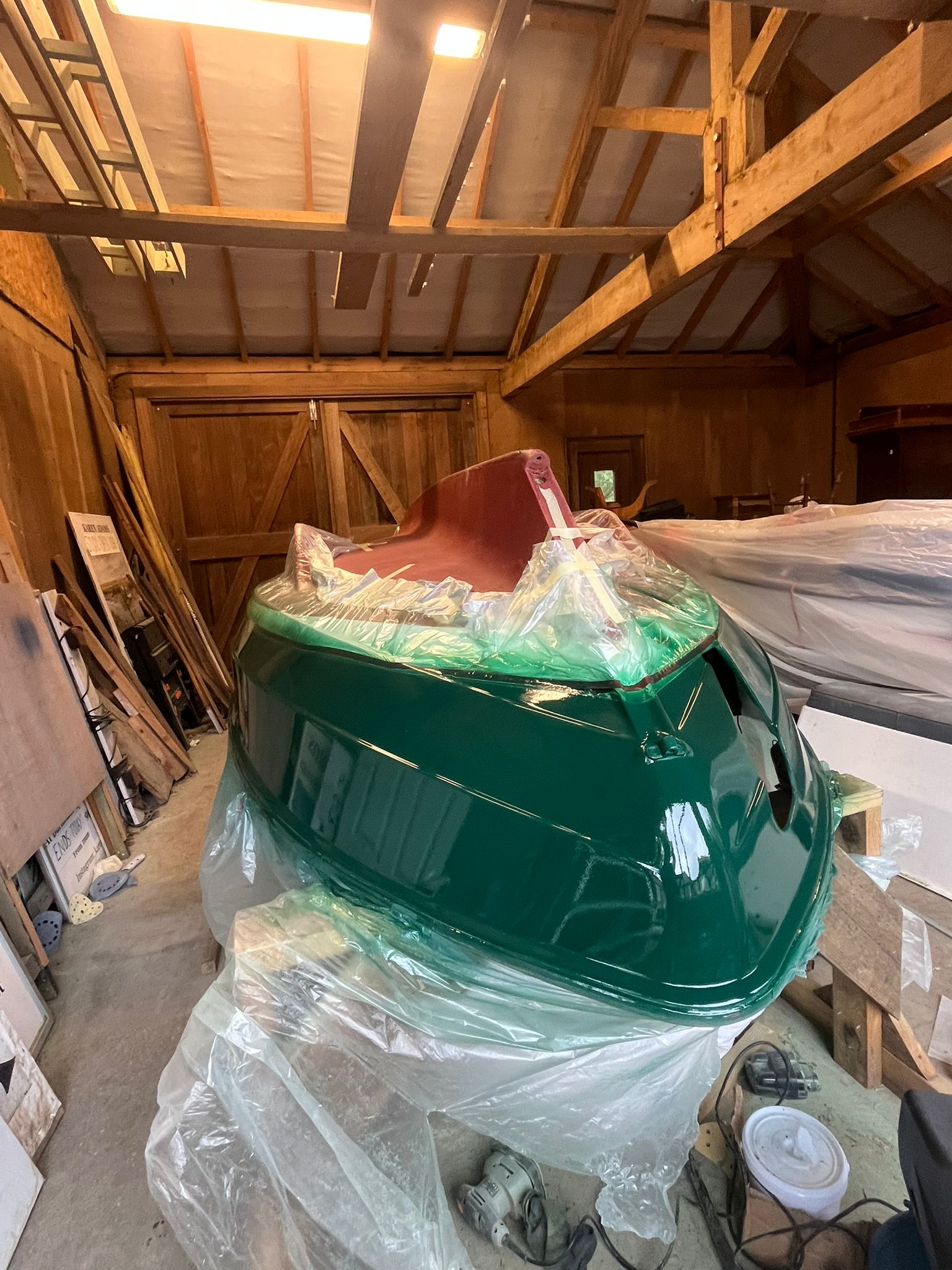 Yacht servicing work in progress — Adams Yacht Services