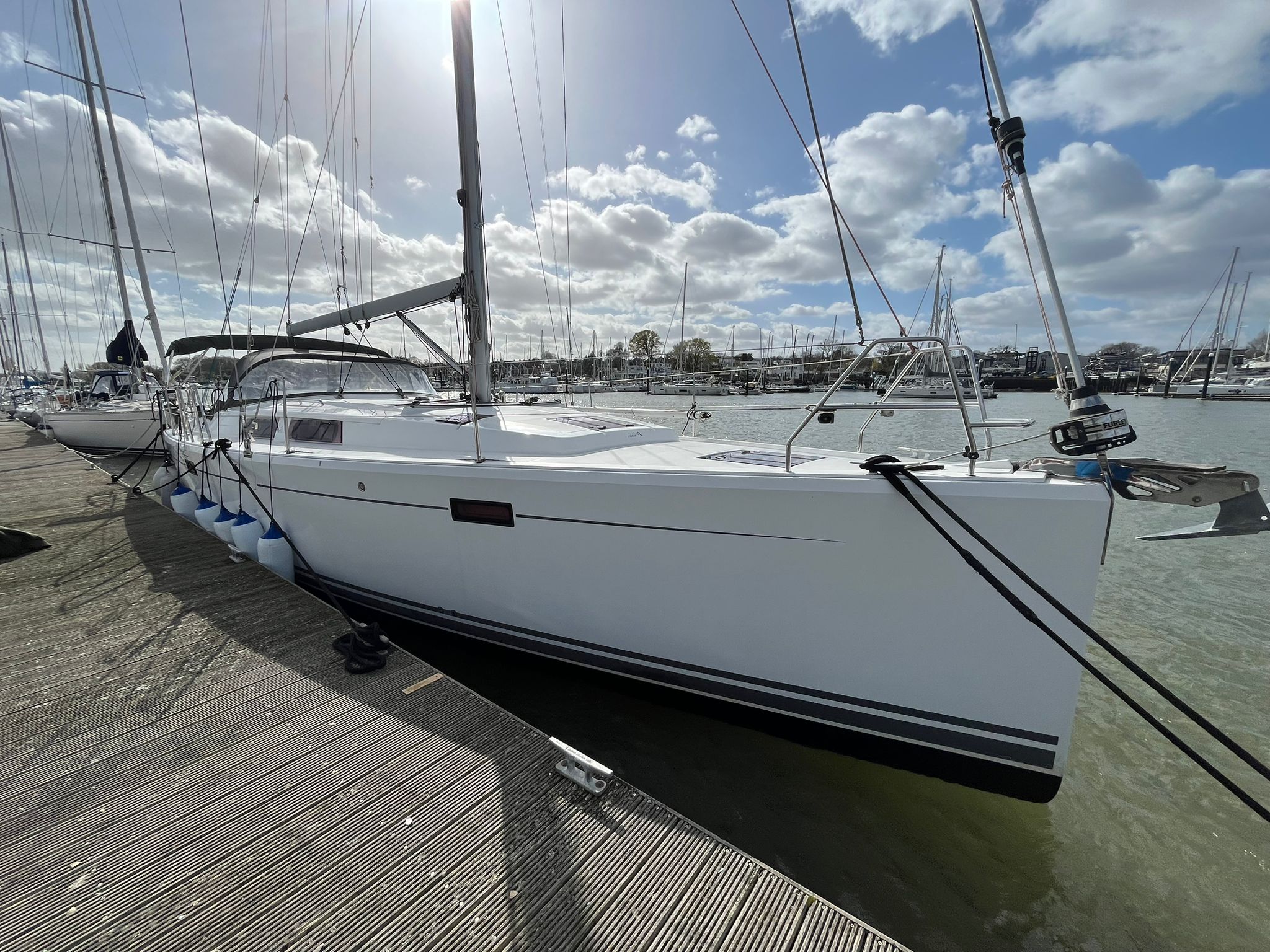 Recent repair and finishing project — Adams Yacht Services