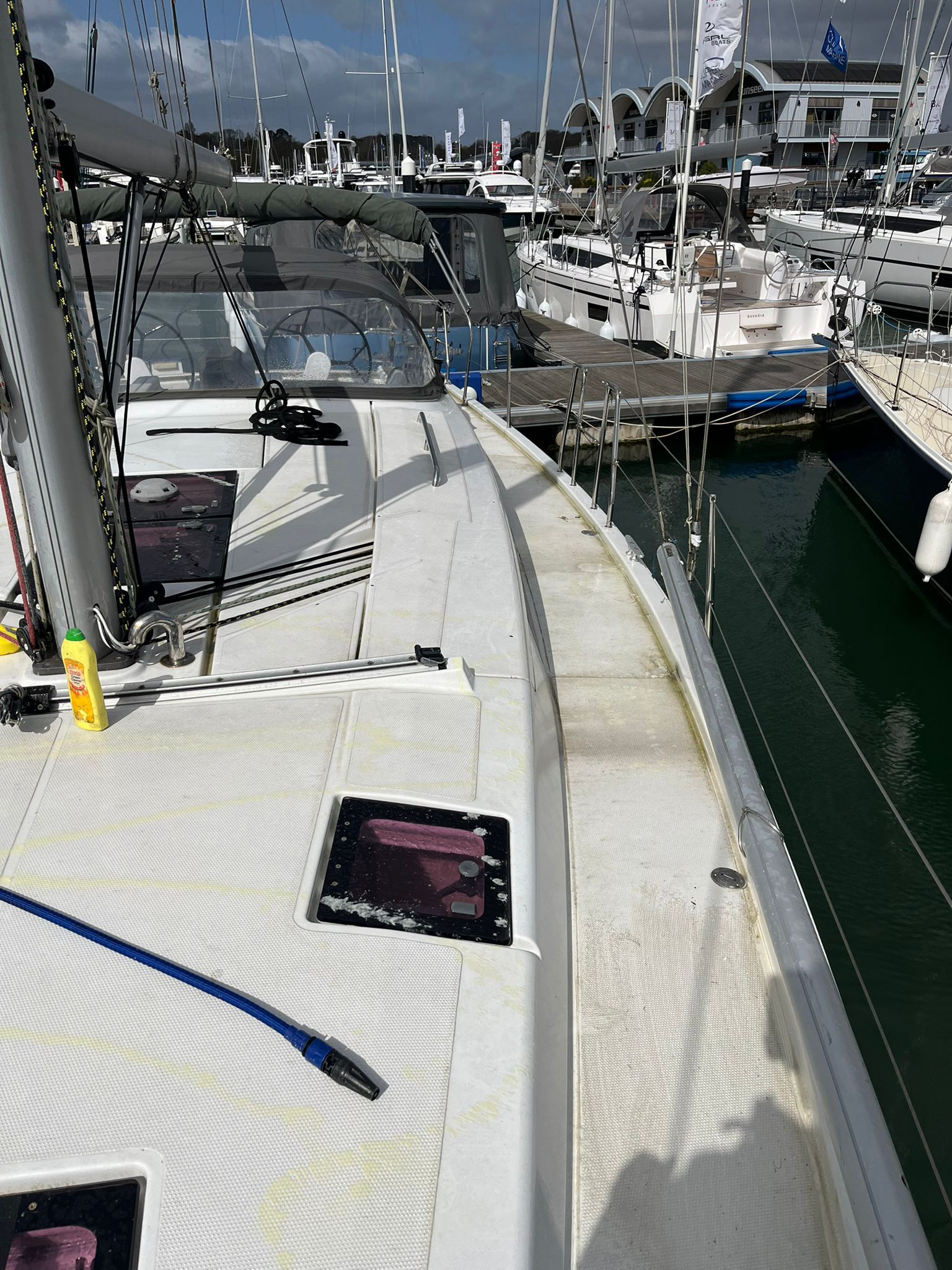 Marine craft maintenance in progress — Adams Yacht Services